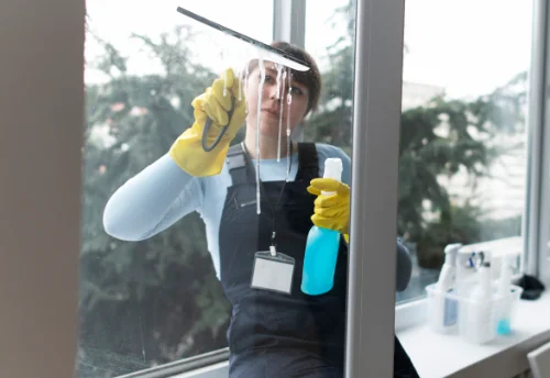 Nettoyage de vitres intérieures et extérieures à Rainans